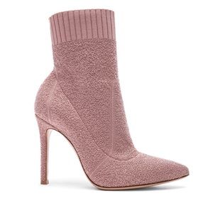 Gianvito Rossi Fiona Boucle Ankle Bootie